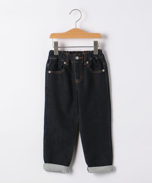green label relaxing(グリーンレーベルリラクシング)の「TJ ドビー デニム テーパードパンツ 100cm-130cm(デニムパンツ・キッズ・ライトブルー/ネイビー/コバルトブルー・110cm/100cm/120cm/130cm)」の1枚目の写真