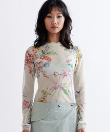 【P.A.M/パム】FRACTAL MESH TOP - COCO STAR 3835-AOP