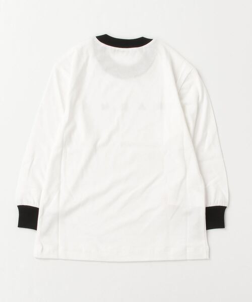 MARNI(マルニ)の「MARNI(マルニ)Kids & Junior ブランドロゴ長袖Tシャツカットソー(Tシャツ/カットソー・キッズ・オフホワイト/ターコイズブルー・10Y/14Y/12Y/8Y/6Y/4Y)」の3枚目の写真