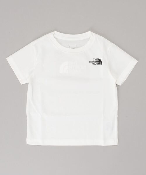 THE NORTH FACE(ザノースフェイス)の「ザ ノース フェイス THE NORTH FACE S/S Square Logo Tee(ショートスリーブスクエアロゴティー)(Tシャツ/カットソー・キッズ・ホワイト/ブラック/ブラウン/ピンク・110cm/100cm/120cm/130cm/140cm/150cm)」の2枚目の写真