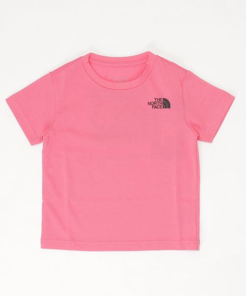 THE NORTH FACE(ザノースフェイス)の「ザ ノース フェイス THE NORTH FACE S/S Square Logo Tee(ショートスリーブスクエアロゴティー)(Tシャツ/カットソー・キッズ・ホワイト/ブラック/ブラウン/ピンク・110cm/100cm/120cm/130cm/140cm/150cm)」の4枚目の写真