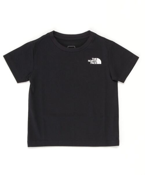 THE NORTH FACE(ザノースフェイス)の「ザ ノース フェイス THE NORTH FACE S/S Square Logo Tee(ショートスリーブスクエアロゴティー)(Tシャツ/カットソー・キッズ・ホワイト/ブラック/ブラウン/ピンク・110cm/100cm/120cm/130cm/140cm/150cm)」の1枚目の写真