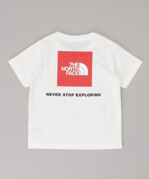 THE NORTH FACE(ザノースフェイス)の「ザ ノース フェイス THE NORTH FACE S/S Square Logo Tee(ショートスリーブスクエアロゴティー)(Tシャツ/カットソー・キッズ・ホワイト/ブラック/ブラウン/ピンク・110cm/100cm/120cm/130cm/140cm/150cm)」の7枚目の写真