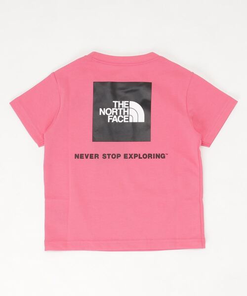 THE NORTH FACE(ザノースフェイス)の「ザ ノース フェイス THE NORTH FACE S/S Square Logo Tee(ショートスリーブスクエアロゴティー)(Tシャツ/カットソー・キッズ・ホワイト/ブラック/ブラウン/ピンク・110cm/100cm/120cm/130cm/140cm/150cm)」の5枚目の写真