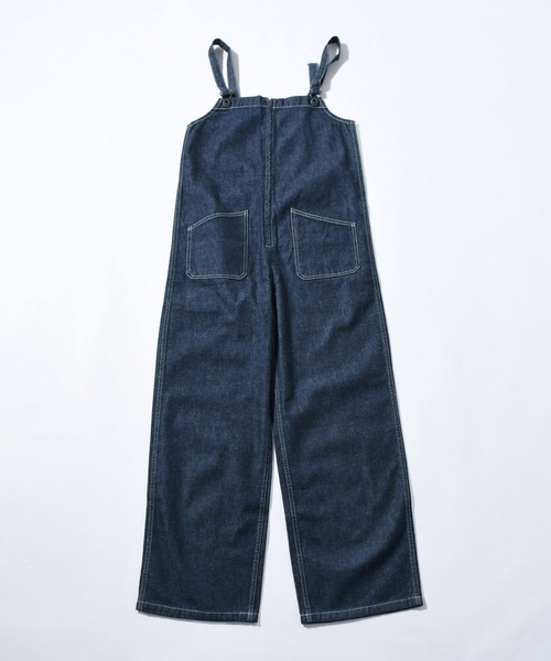 Johnbull(ジョンブル)の「デニムチューブサロペット(サロペット/オーバーオール・レディース・ダークインディゴブルー・SMALL/MEDIUM/LARGE)」の3枚目の写真