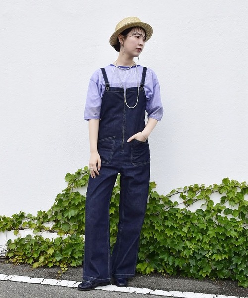 Johnbull(ジョンブル)の「デニムチューブサロペット(サロペット/オーバーオール・レディース・ダークインディゴブルー・SMALL/MEDIUM/LARGE)」の18枚目の写真
