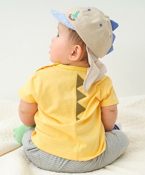 kladskap(クレードスコープ)の「恐竜半袖Tシャツ×パンツセット(その他ベビーウェア・キッズ・イエロー/オフホワイト・80cm)」の18枚目の写真