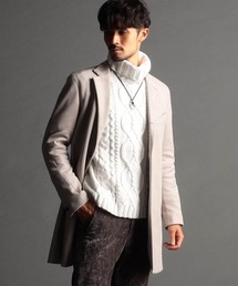 NICOLE CLUB FOR MEN | スウェードポンチ チェスターコート(チェスターコート)