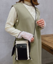 cachecache(カシュカシュ)スマホ雑材ミニショルダー
