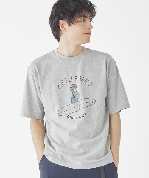 KRIFF MAYER(クリフメイヤー)の「【綿100%】ヘビーウェイトTシャツ(サーフ)(Tシャツ/カットソー・メンズ・チャコール/レッド/グレー/オフホワイト・MEDIUM/LARGE/X-LARGE)」の13枚目の写真
