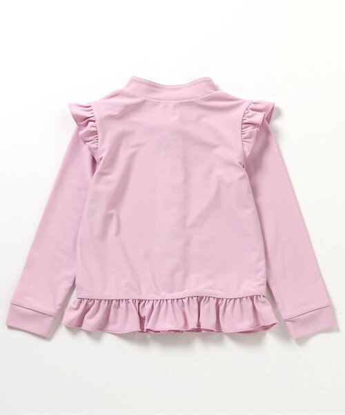 apres les cours(アプレレクール)の「【UVカット】フリルラッシュガード(ラッシュガード・キッズ・ピンク/アイボリー・80/90/100/110/120/130/140)」の13枚目の写真