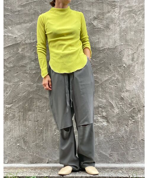 Toironier(トワロニエ)の「Toironier(トワロニエ ) リラックスパンツ RELAX TWILL PANTS(その他パンツ・レディース・ベージュ/オリーブ・1/2)」の8枚目の写真