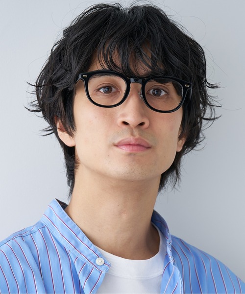 Zoff(ゾフ)の「ウェリントン型│黒縁メガネ(メガネ・レディース・ブラック/ブラウン/グレー/ピンク/ブラウン系その他・FREE)」の1枚目の写真