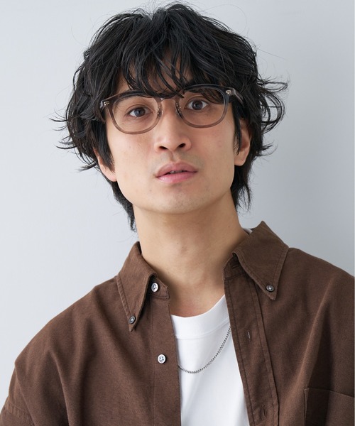 Zoff(ゾフ)の「ウェリントン型│黒縁メガネ(メガネ・レディース・ブラック/ブラウン/グレー/ピンク/ブラウン系その他・FREE)」の11枚目の写真