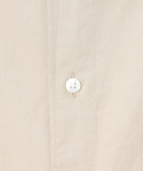 BEAUTY&YOUTH UNITED ARROWS(ビューティーアンドユースユナイテッドアローズ)の「BY シアサッカー バンドカラーシャツ◆(シャツ/ブラウス・メンズ・オフホワイト/ナチュラル/ネイビー・MEDIUM/LARGE/SMALL/X-SMALL/X-LARGE)」の6枚目の写真