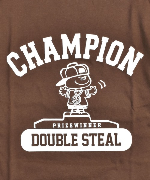 DOUBLE STEAL(ダブルスティール)の「ChampionDOUBZ Tシャツ(Tシャツ/カットソー・メンズ・ホワイト/ブラック/ブルー/シルバーグレー/ダークブラウン/ブルー系その他/グリーン系その他/ライトピンク・MEDIUM/LARGE/X-LARGE/XX-LARGE)」の1枚目の写真