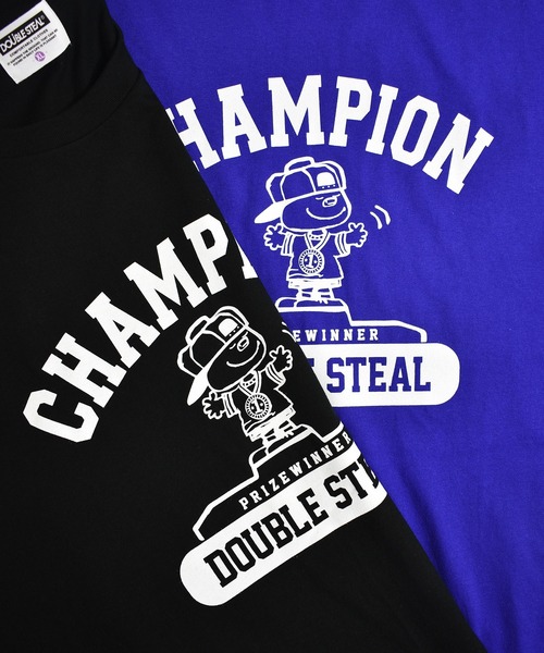 DOUBLE STEAL(ダブルスティール)の「ChampionDOUBZ Tシャツ(Tシャツ/カットソー・メンズ・ホワイト/ブラック/ブルー/シルバーグレー/ダークブラウン/ブルー系その他/グリーン系その他/ライトピンク・MEDIUM/LARGE/X-LARGE/XX-LARGE)」の16枚目の写真