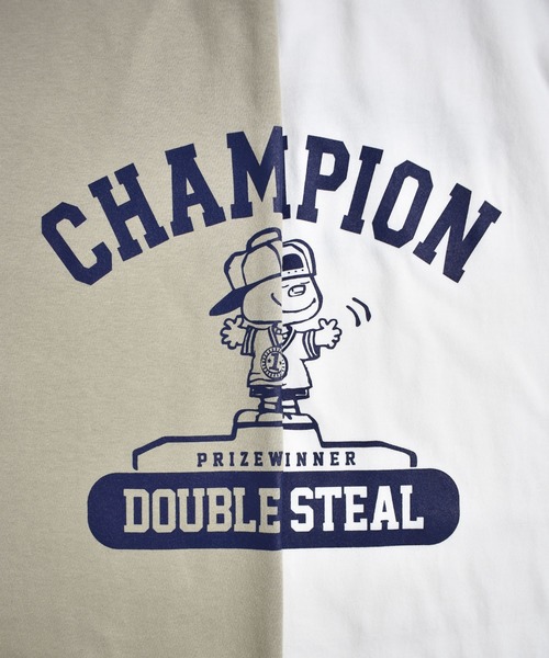 DOUBLE STEAL(ダブルスティール)の「ChampionDOUBZ Tシャツ(Tシャツ/カットソー・メンズ・ホワイト/ブラック/ブルー/シルバーグレー/ダークブラウン/ブルー系その他/グリーン系その他/ライトピンク・MEDIUM/LARGE/X-LARGE/XX-LARGE)」の17枚目の写真