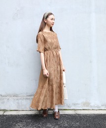 RANDEBOO | Natural chic dress(ワンピース)