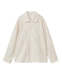 CLANE | 【CLANE/クラネ】CURTAIN LACE SLIT SHIRT/カーテンレーススリットシャツ(シャツ/ブラウス)