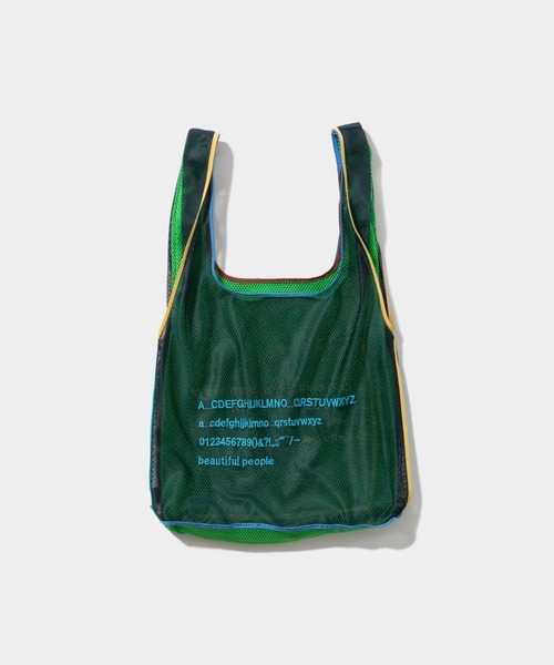 beautiful people(ビューティフルピープル)の「alphabet embroidery marche flip bag(トートバッグ・レディース・グリーン/レッド/ホワイト/ネイビー・FREE)」の6枚目の写真