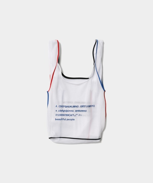 beautiful people(ビューティフルピープル)の「alphabet embroidery marche flip bag(トートバッグ・レディース・グリーン/レッド/ホワイト/ネイビー・FREE)」の12枚目の写真