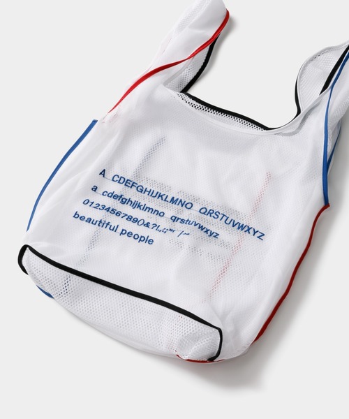 beautiful people(ビューティフルピープル)の「alphabet embroidery marche flip bag(トートバッグ・レディース・グリーン/レッド/ホワイト/ネイビー・FREE)」の10枚目の写真