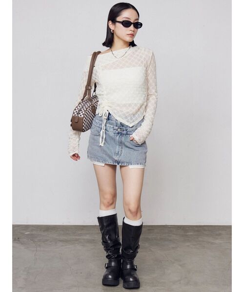 EMODA(エモダ)の「ルーズベルトブーツ(ブーツ・レディース・ブラック/ブラウン・SMALL/MEDIUM/LARGE)」の21枚目の写真
