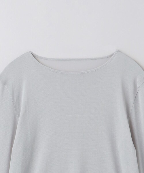 6(ロク)の「<6(ROKU)>ナイロン チュール クルーネック プルオーバー 25SS(Tシャツ/カットソー・レディース・ライトピンク/ライトグレー・FREE)」の15枚目の写真