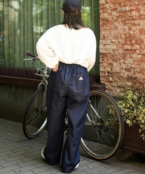 GEVACO(ゲバコ)の「【GEVACO/ゲバコ】デニムイージーワイドパンツ(デニムパンツ・レディース・ブルー/ネイビー/ブラック・MEDIUM)」の22枚目の写真