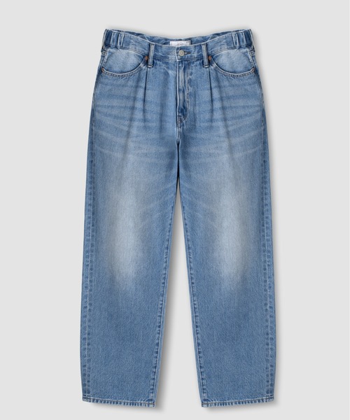 RAGEBLUE(レイジブルー)の「12oz DENIM BAGGY WIDE PANTS/ルーズフィット/12オンスデニム/バギーパンツ(デニムパンツ・メンズ・ライトブルー/ブルー/ライトグレー/グレー・SMALL/LARGE/MEDIUM)」の4枚目の写真