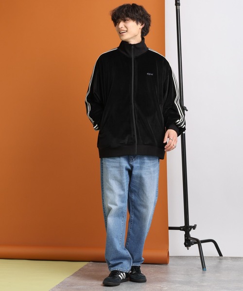 RAGEBLUE(レイジブルー)の「12oz DENIM BAGGY WIDE PANTS/ルーズフィット/12オンスデニム/バギーパンツ(デニムパンツ・メンズ・ライトブルー/ブルー/ライトグレー/グレー・SMALL/LARGE/MEDIUM)」の9枚目の写真