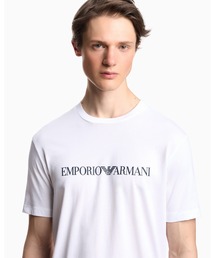 【エンポリオ アルマーニ】Tシャツ ピマジャージー製 ロゴ
