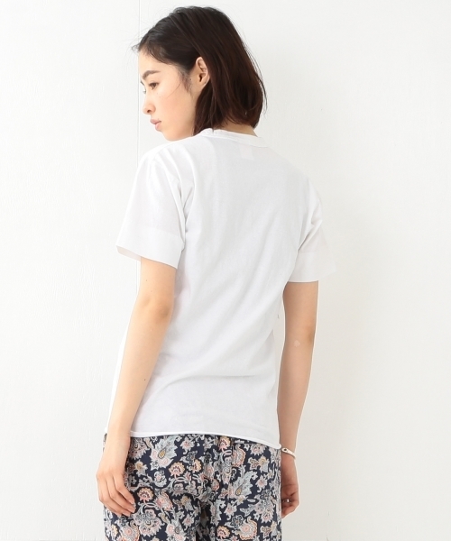 Healthknit(ヘルスニット)の「【FUDGE5月号掲載】Healthknit / ヘンリーネック ショートスリーブ(Tシャツ/カットソー・レディース・ホワイト/ナチュラル/チャコールグレー・ONE SIZE)」の7枚目の写真