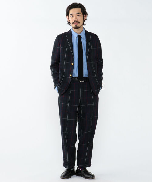 BEAMS PLUS(ビームスプラス)の「BEAMS PLUS / 2プリーツ カラー ワイドトラウザーズ(スラックス・メンズ・バーガンディー/ブラウン/その他/グリーン・L/M/S/XL)」の8枚目の写真