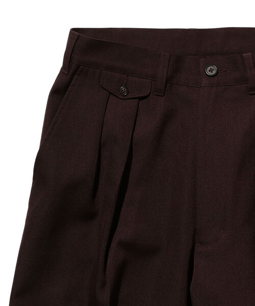 BEAMS PLUS(ビームスプラス)の「BEAMS PLUS / 2プリーツ カラー ワイドトラウザーズ(スラックス・メンズ・バーガンディー/ブラウン/その他/グリーン・L/M/S/XL)」の16枚目の写真
