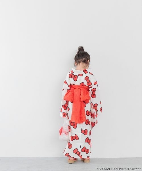 LOWRYS FARM(ローリーズファーム)の「【HELLO KITTY】ユカタ 122174(浴衣・キッズ・ブラック/オフホワイト・130cm/110cm/150cm)」の21枚目の写真