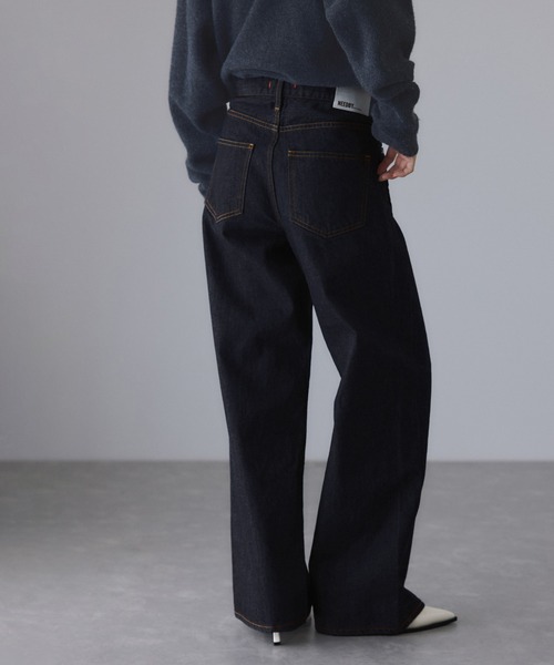 NEEDBY heritage(ニードバイヘリテージ)の「【NEEDBY for ADAM ET ROPE'】別注HANA(デニムパンツ・レディース・ブルー/ネイビー・24/25/26/27)」の15枚目の写真