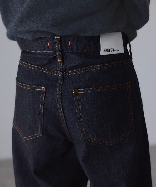 NEEDBY heritage(ニードバイヘリテージ)の「【NEEDBY for ADAM ET ROPE'】別注HANA(デニムパンツ・レディース・ブルー/ネイビー・24/25/26/27)」の16枚目の写真