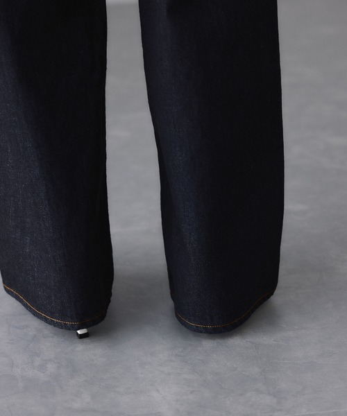NEEDBY heritage(ニードバイヘリテージ)の「【NEEDBY for ADAM ET ROPE'】別注HANA(デニムパンツ・レディース・ブルー/ネイビー・24/25/26/27)」の17枚目の写真