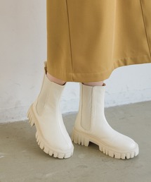 idem | platform side gore boots/プラットフォーム厚底サイドゴアブーツ(ブーツ)