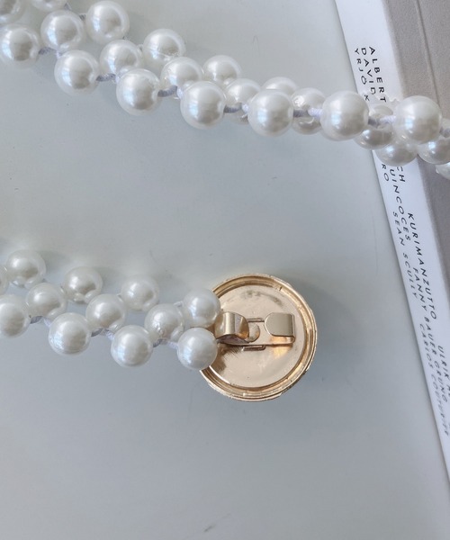 AS KNOW AS plus(アズノゥアズプラス)の「浴衣帯飾り パール帯ベルト 【WEB限定アイテム】(和装小物・レディース・B/C/D/A/E/H/G/J/I/F/K・FREE)」の12枚目の写真