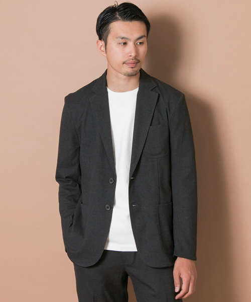URBAN RESEARCH(アーバンリサーチ)の「UR TAILOR キャリーマンストレッチセットアップJK(テーラードジャケット・メンズ・ネイビー/グレー・MEDIUM/LARGE/SMALL)」の1枚目の写真