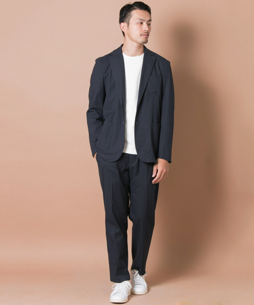 URBAN RESEARCH(アーバンリサーチ)の「UR TAILOR キャリーマンストレッチセットアップJK(テーラードジャケット・メンズ・ネイビー/グレー・MEDIUM/LARGE/SMALL)」の19枚目の写真