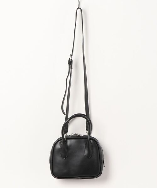 L.H.P(エルエイチピー)の「courage/クラージュ/シンセティックレザーハンドバッグ(ショルダーバッグ・レディース・ブラック/ベージュ/サックスブルー/ミント/キャメル・FREE)」の1枚目の写真