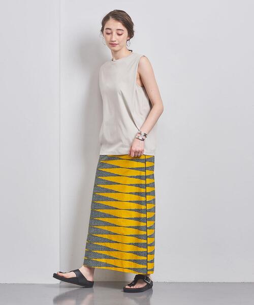 UNITED ARROWS(ユナイテッドアローズ)の「コットン タックノースリーブ カットソー(Tシャツ/カットソー・レディース・ダークグレー/その他1/ナチュラル・FREE)」の11枚目の写真