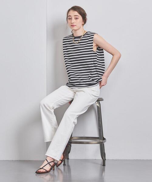 UNITED ARROWS(ユナイテッドアローズ)の「コットン タックノースリーブ カットソー(Tシャツ/カットソー・レディース・ダークグレー/その他1/ナチュラル・FREE)」の16枚目の写真