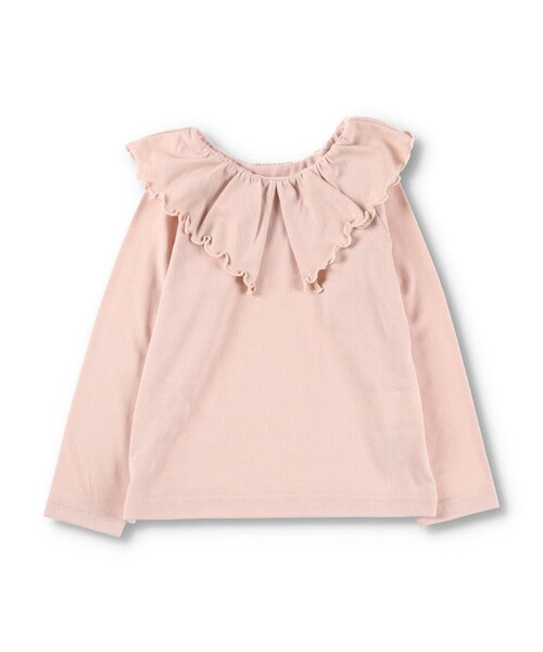 DRC branshes(ディーアールシーブランシェス)の「【WEB限定/DRC/やわらか天竺】前後2WAYフリル襟長袖Tシャツ(Tシャツ/カットソー・キッズ・ブラック/オフホワイト/ライトグリーン/その他1/ラベンダー/その他2/その他3/ピンク・120/100/140/110/90/150/130)」の20枚目の写真