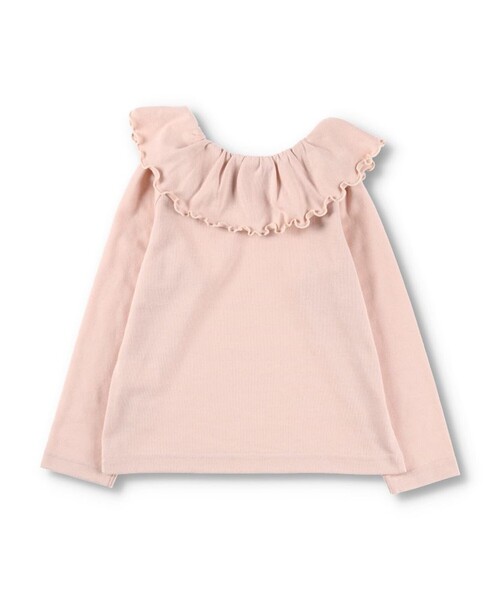 DRC branshes(ディーアールシーブランシェス)の「【WEB限定/DRC/やわらか天竺】前後2WAYフリル襟長袖Tシャツ(Tシャツ/カットソー・キッズ・ブラック/オフホワイト/ライトグリーン/その他1/ラベンダー/その他2/その他3/ピンク・120/100/140/110/90/150/130)」の21枚目の写真