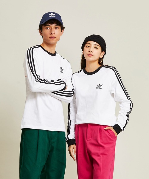 アディカラー クラシックス 3ストライプ 長袖Tシャツ [3 STRIPES LS TEE] ロンT / アディダスオリジナルス（メンズ/レディース）の18枚目の写真